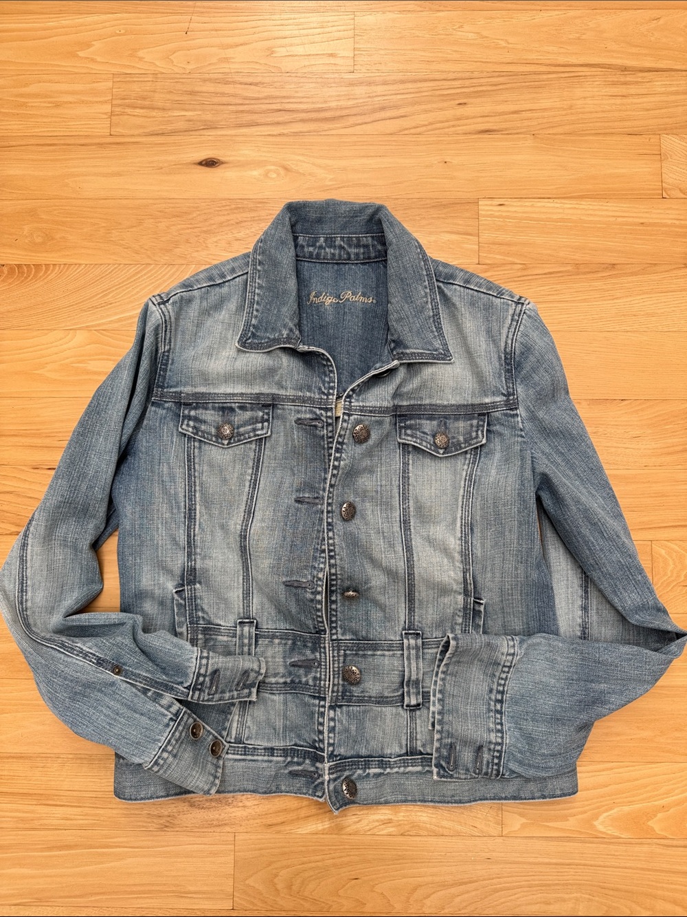 Tommy Bahama Indigo Palms Denim Jean Jacket M